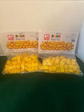 COKO Base Ten interlocking yellow Cubes ( C17 )